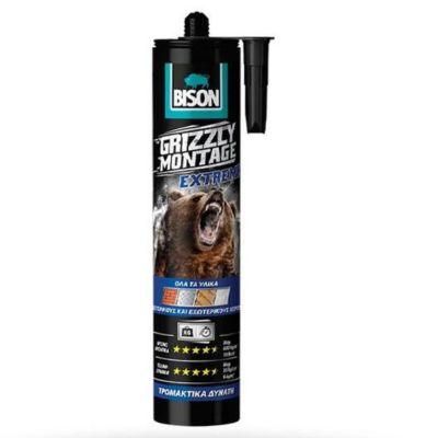 Grizzly Montage Extreme Κατασκευαστική Κόλλα Bison 435gr