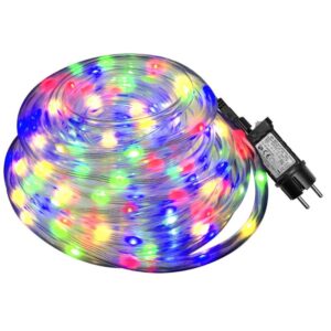 Φωτοσωλήνας 200 LED 10m Πολύχρωμος με Προγράμματα IP44 ø11mm 10m (+3m Extra Καλώδιο) XMASfest
